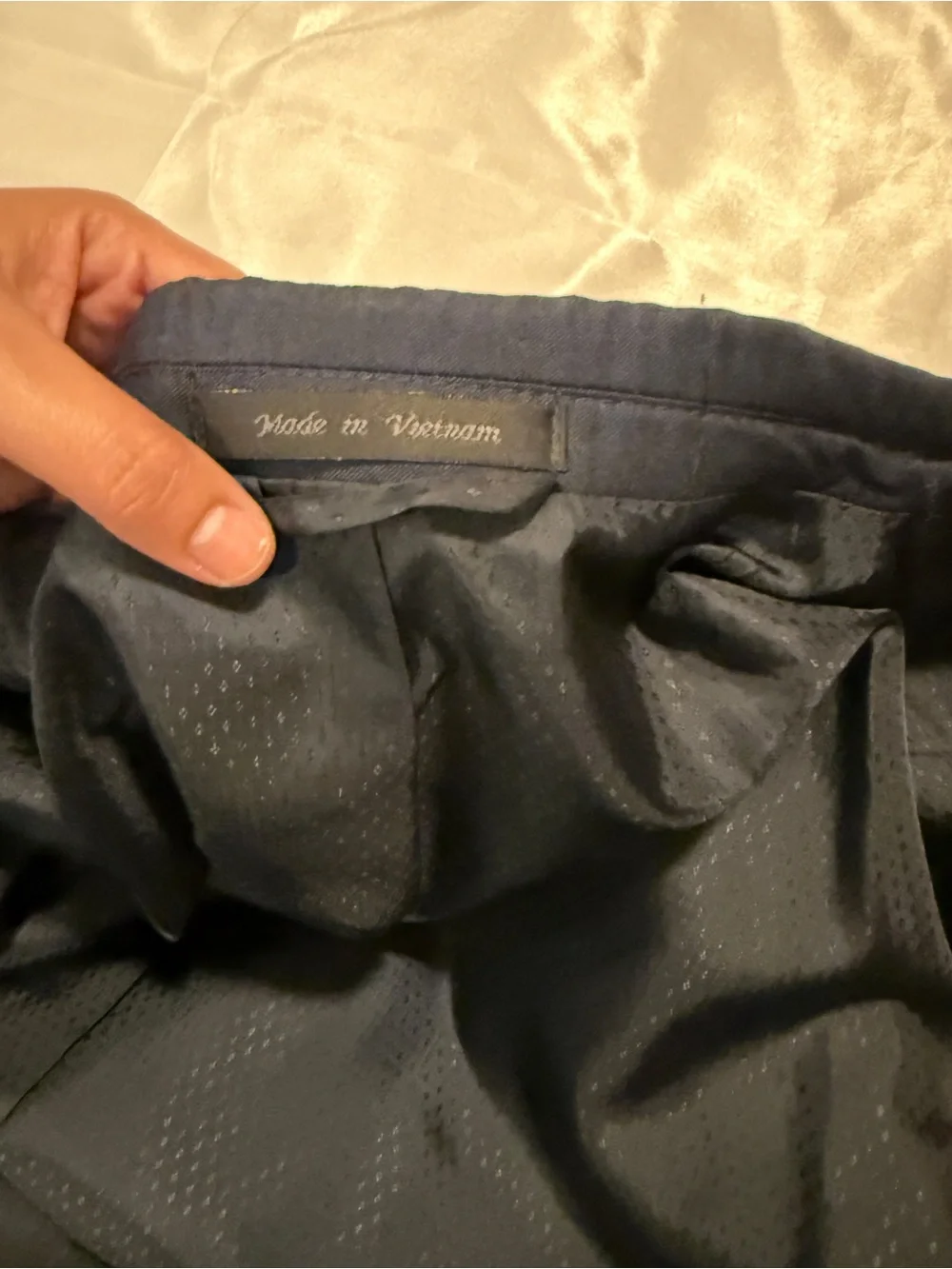 Sean John Fine Tailoring men’s 2-piece suit size 46XL- Navy Blue